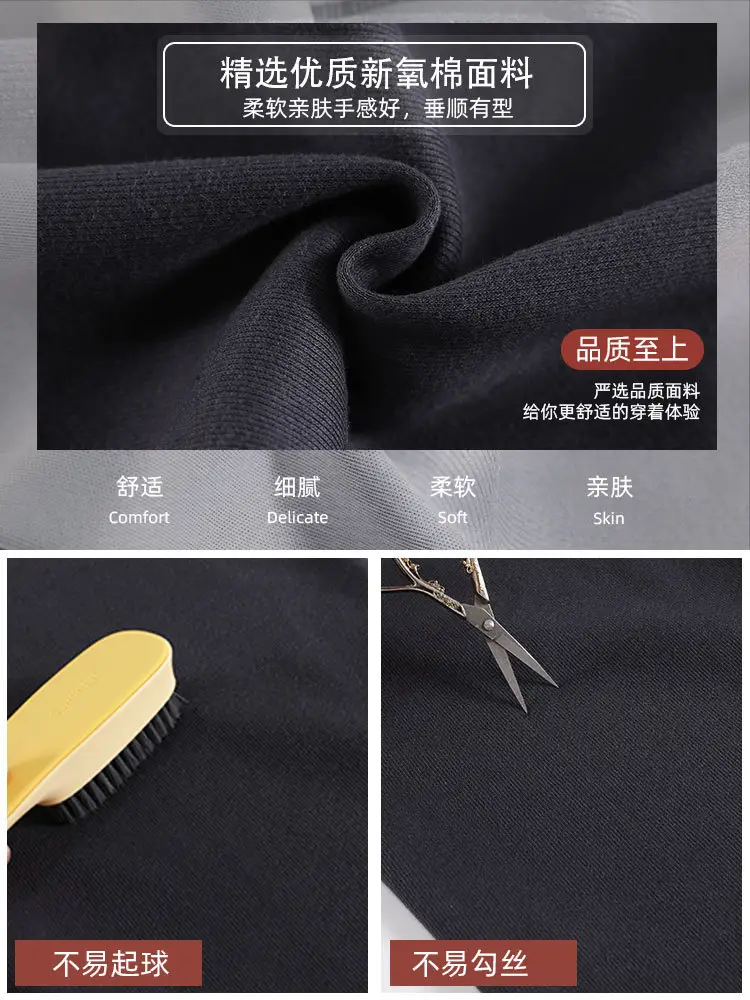 Women Slim Straight Wide Leg Pants Grey Spring 2026 - Image 12