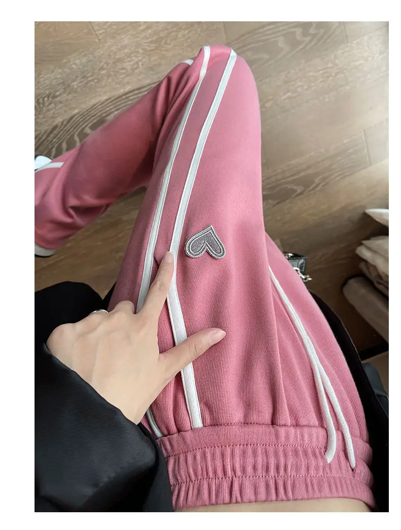 Women Slim Straight Wide Leg Pants Grey Spring 2026 — feature 27
