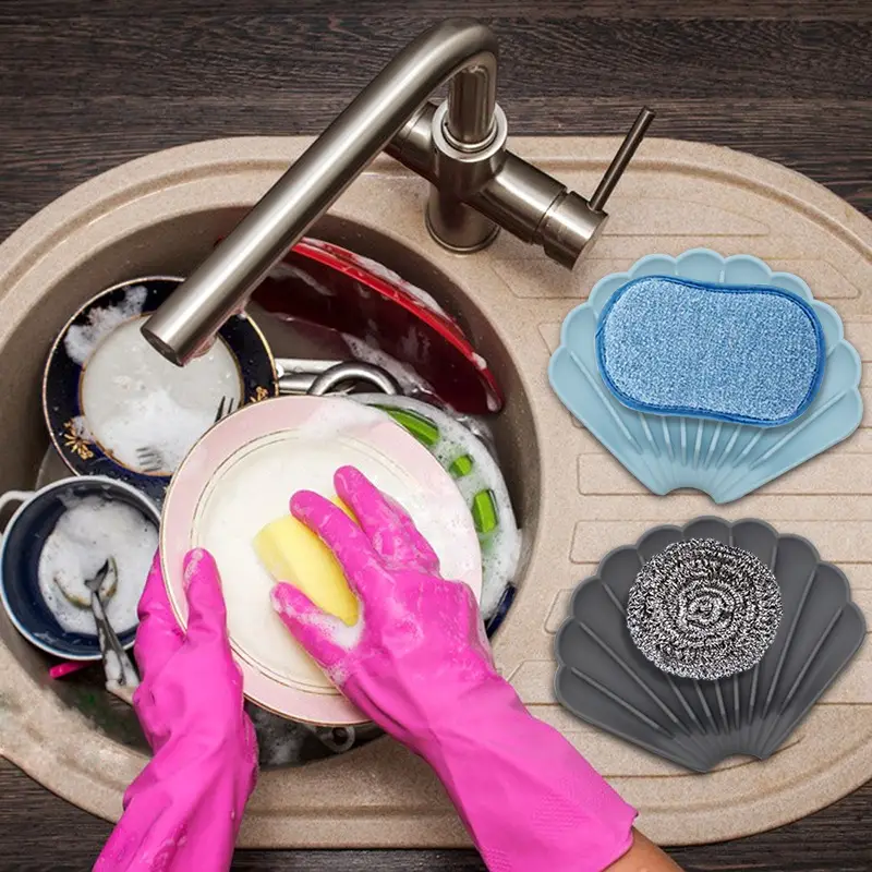 Silicone Soap Rack with Drain Punch & Non-Slip Grip — feature 5