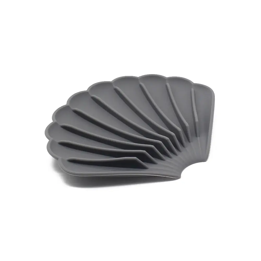 Silicone Soap Rack with Drain Punch & Non-Slip Grip - Image 2