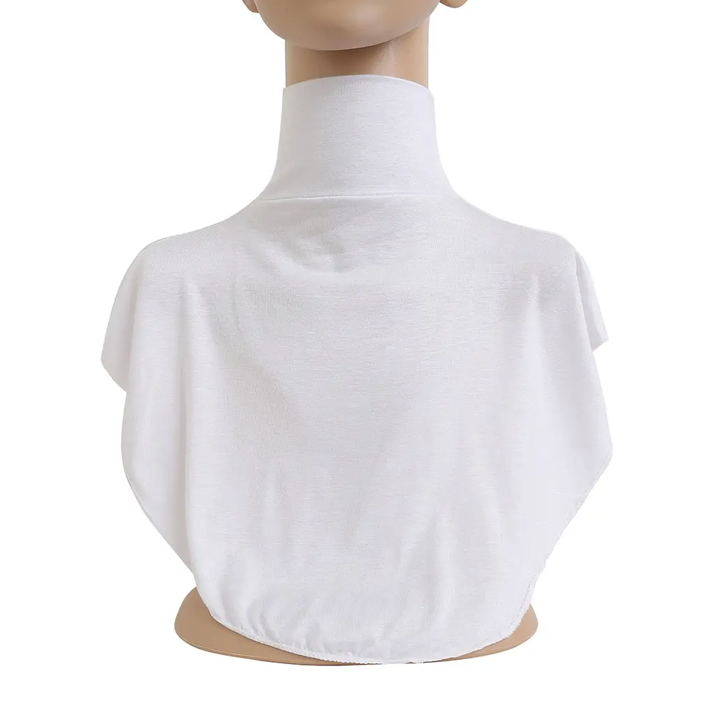 Grey Mercerized Cotton Turtleneck Cover Neck Spot H010