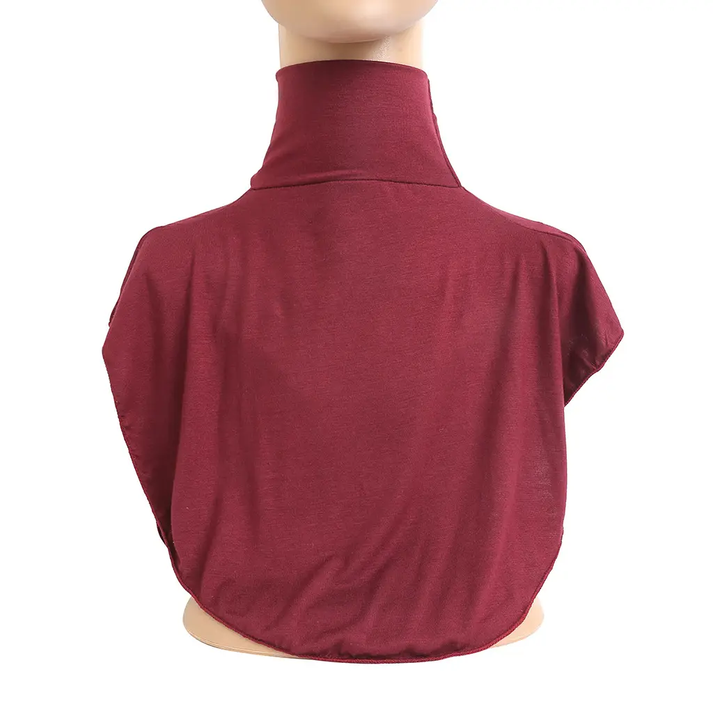 Grey Mercerized Cotton Turtleneck Cover Neck Spot H010