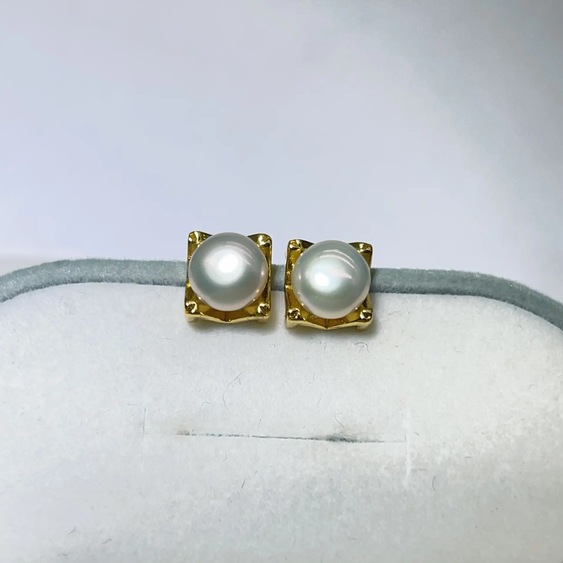 Zhuji Pearl Earrings S925 Gold Plated Niche Design — feature 18