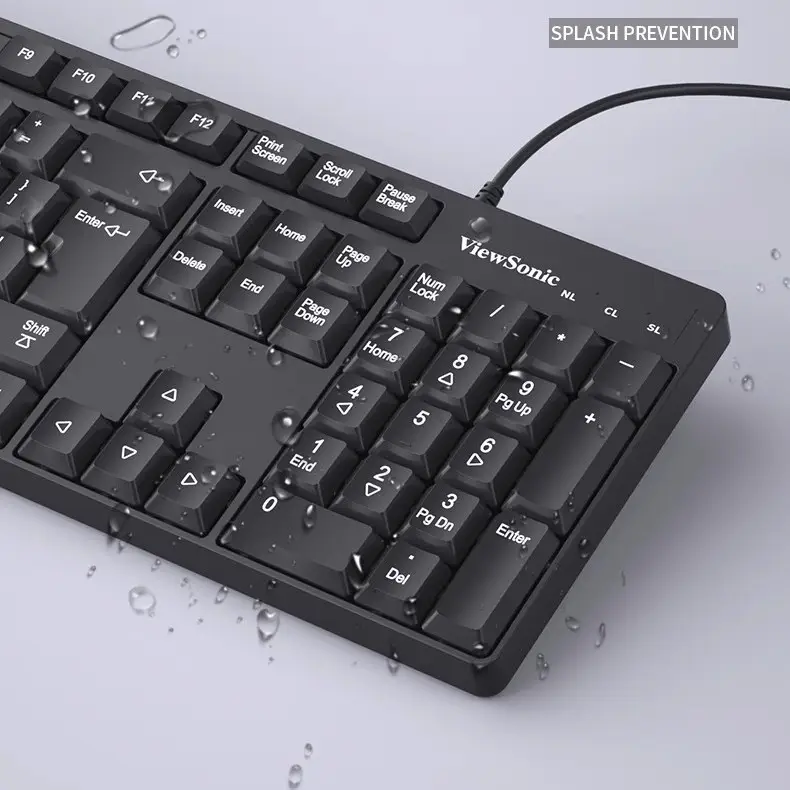 ViewSonic White All-in-One Keyboard Mouse Set - Image 5