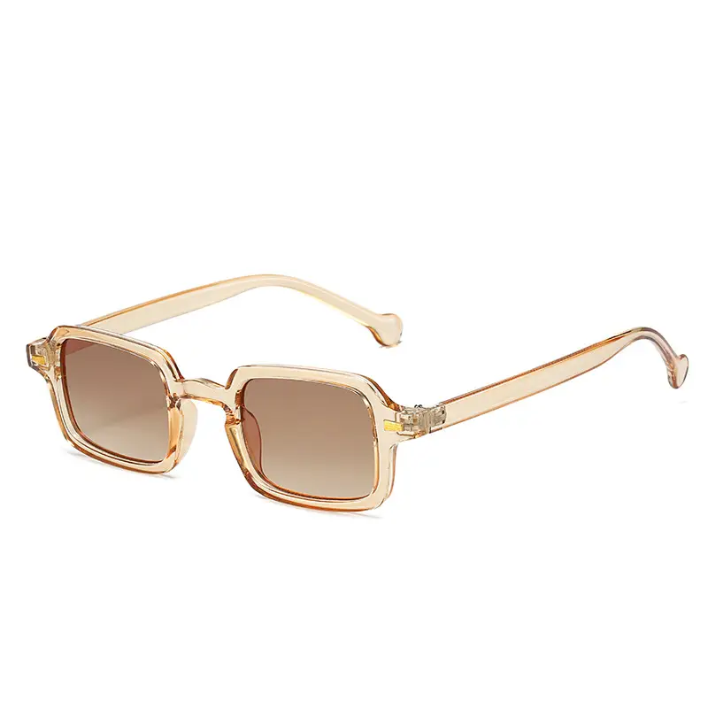 Square Frame Sunglasses for Women Retro Rivet Design - Image 4