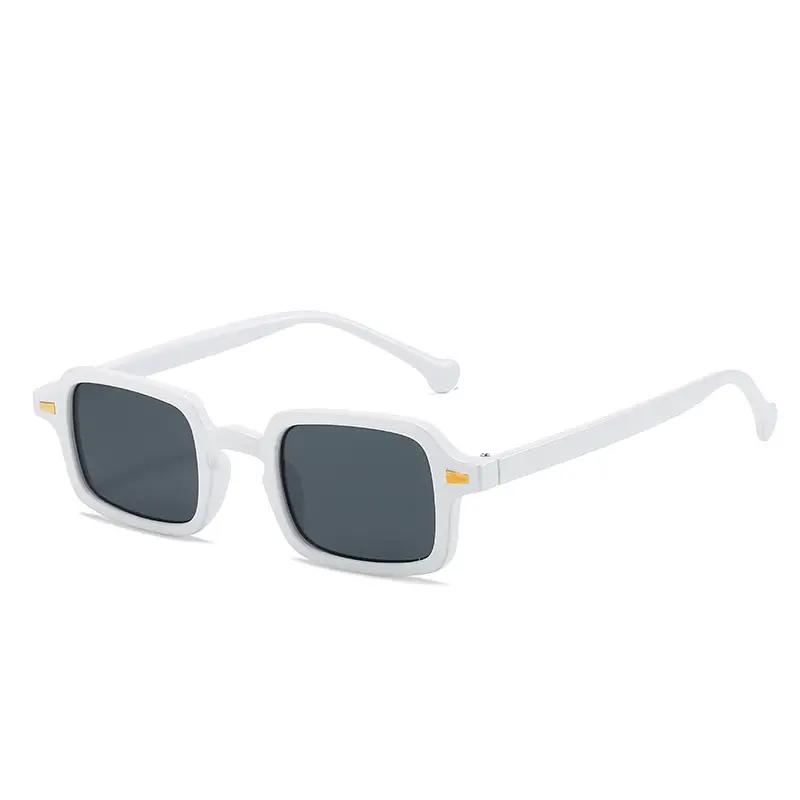 Square Frame Sunglasses for Women Retro Rivet Design - Image 6