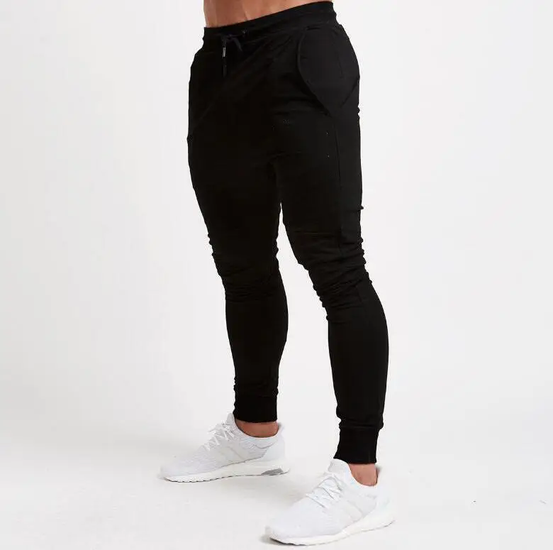 2021 Grey Slim Fit Sports Pants for Men - Image 7