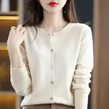 Wool Blbottom V-Neck Sling with Knitted Bottom — feature 10