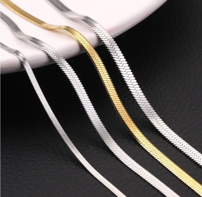 Golden Snake Chain Necklace for Women — feature 30