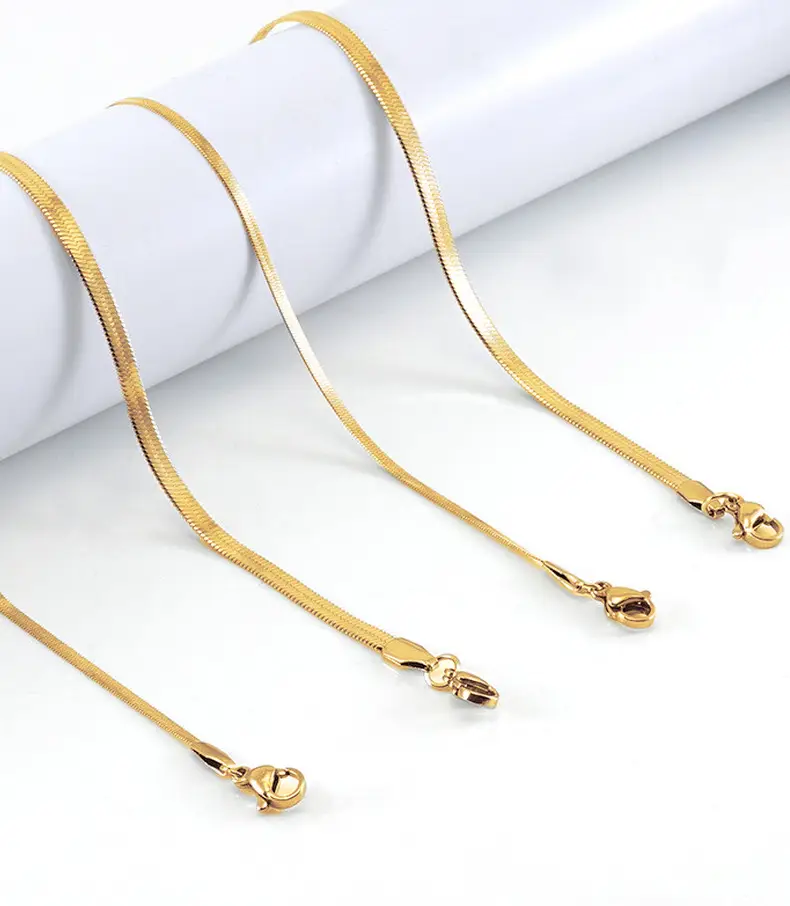 Golden Snake Chain Necklace for Women — feature 31
