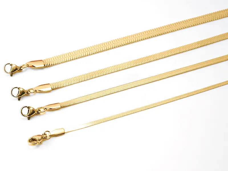 Golden Snake Chain Necklace for Women - Image 4