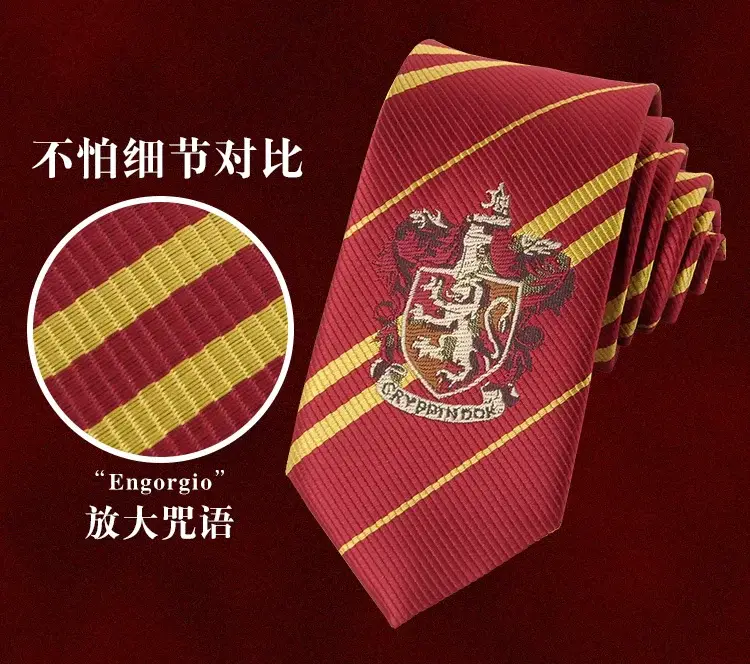 Harry Potter Tie Hogwarts Snake House Slytherin JK Academy Style Hand Tie DK Tie Unisex — feature 2
