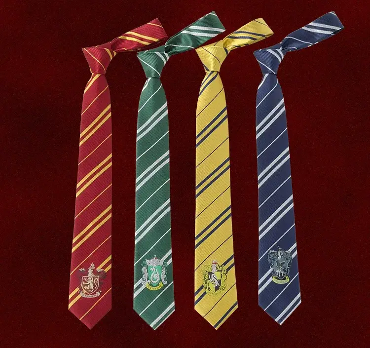 Harry Potter Tie Hogwarts Snake House Slytherin JK Academy Style Hand Tie DK Tie Unisex — feature 4