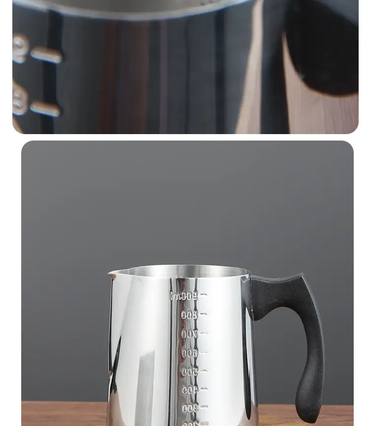 304 Stainless Steel Pull Flower Cup with Scale Insulation Handle — feature 15
