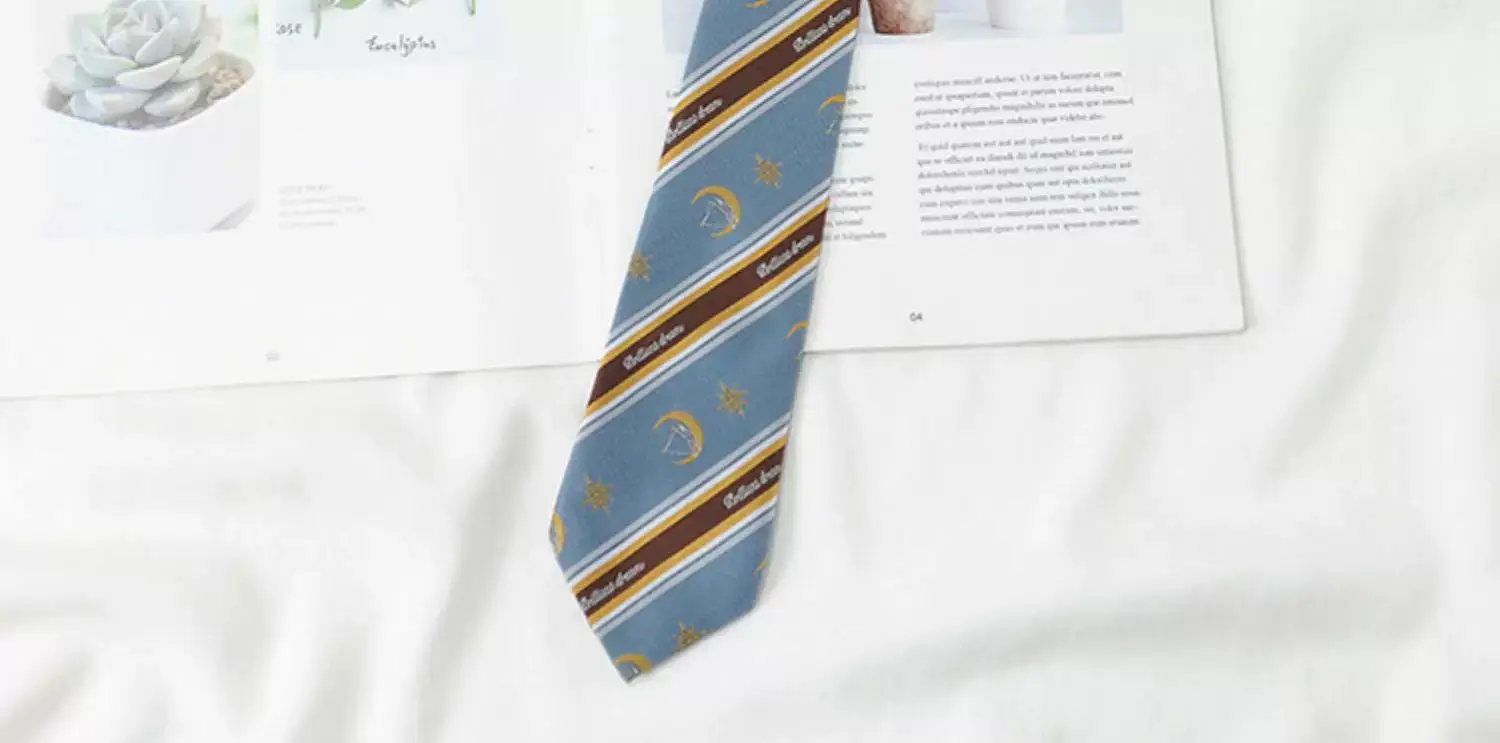 Japanese College Red Striped Ties for Women Men — feature 25
