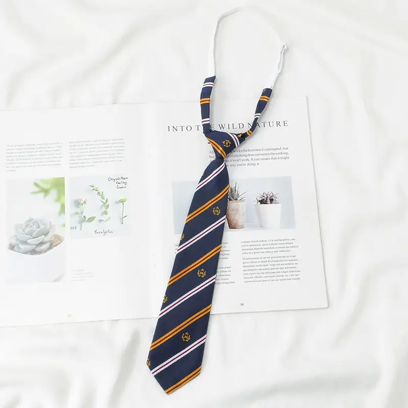 A2424 Navy Blue Yellow White Strip