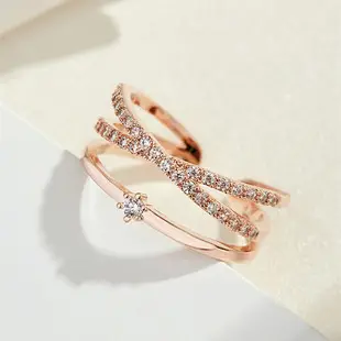 Retro Luxury Six-Sided Cut Out Open Ring with Cultured Zircon — feature 1