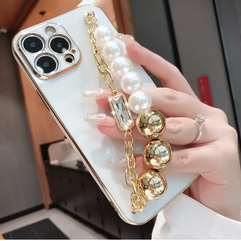 Pearl Bracelet iPhone 15 Protective Case - Image 6