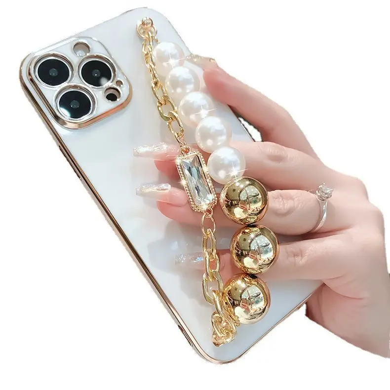 Pearl Bracelet iPhone 15 Protective Case - Image 8