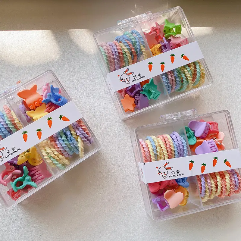 Rubber Hairpins Colorful Set for Kids - Image 9