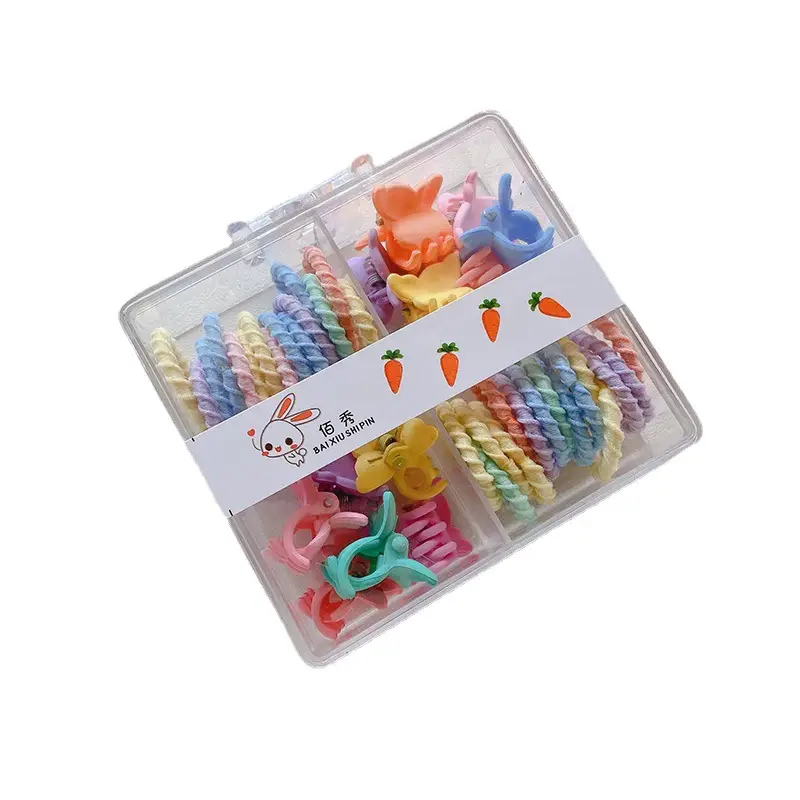 Rubber Hairpins Colorful Set for Kids - Image 11