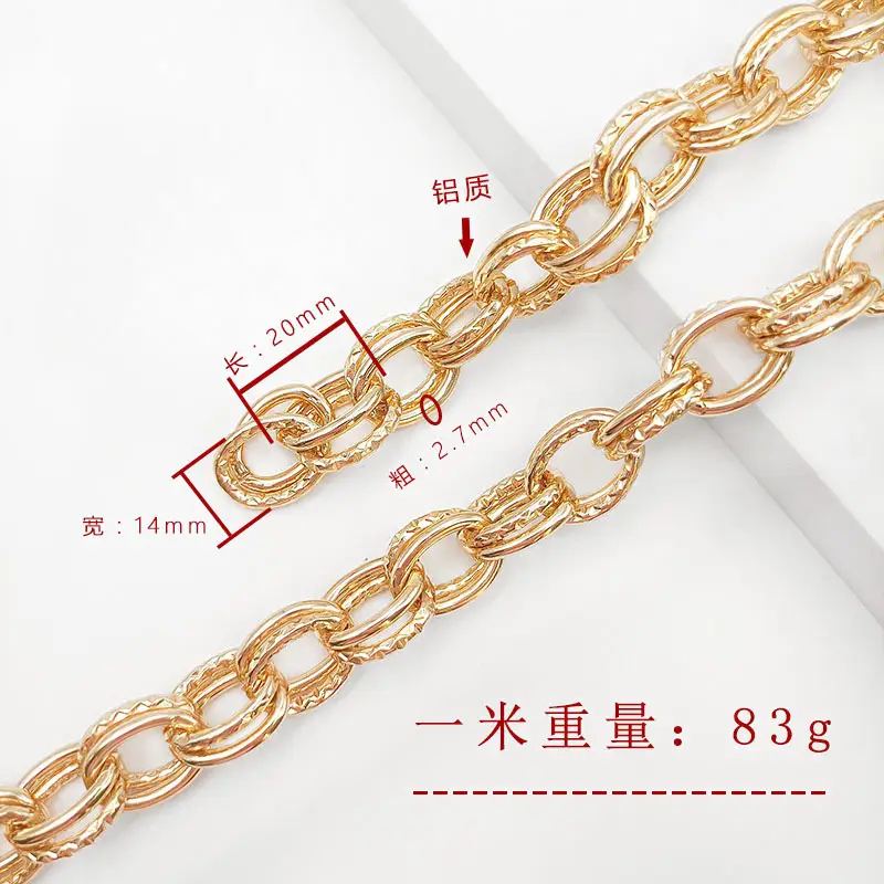 Gold Ball Chain 12mm Wire 82g Aluminum - Image 15