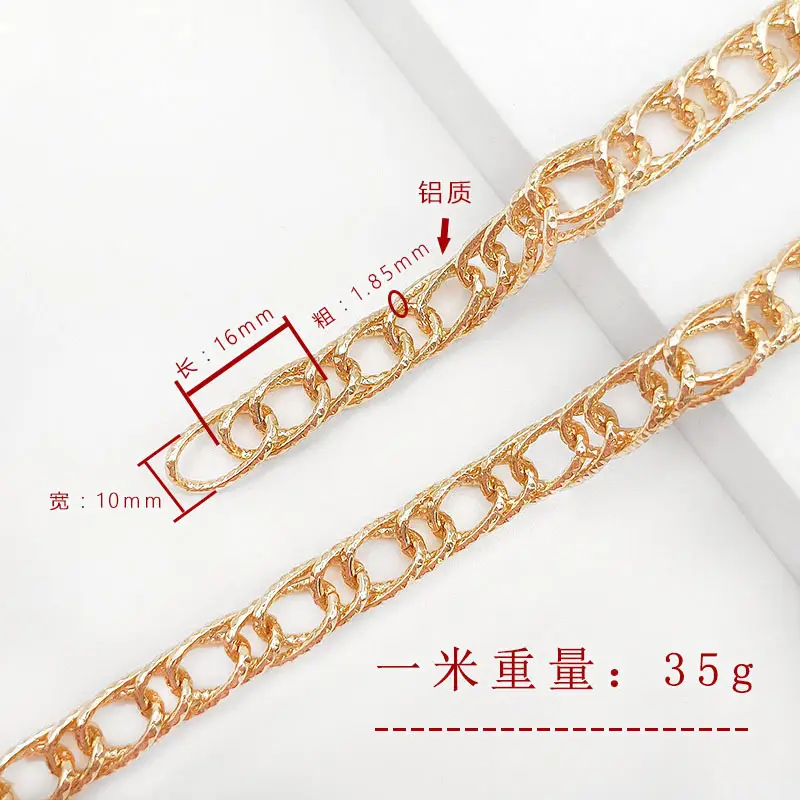 Gold Ball Chain 12mm Wire 82g Aluminum - Image 3