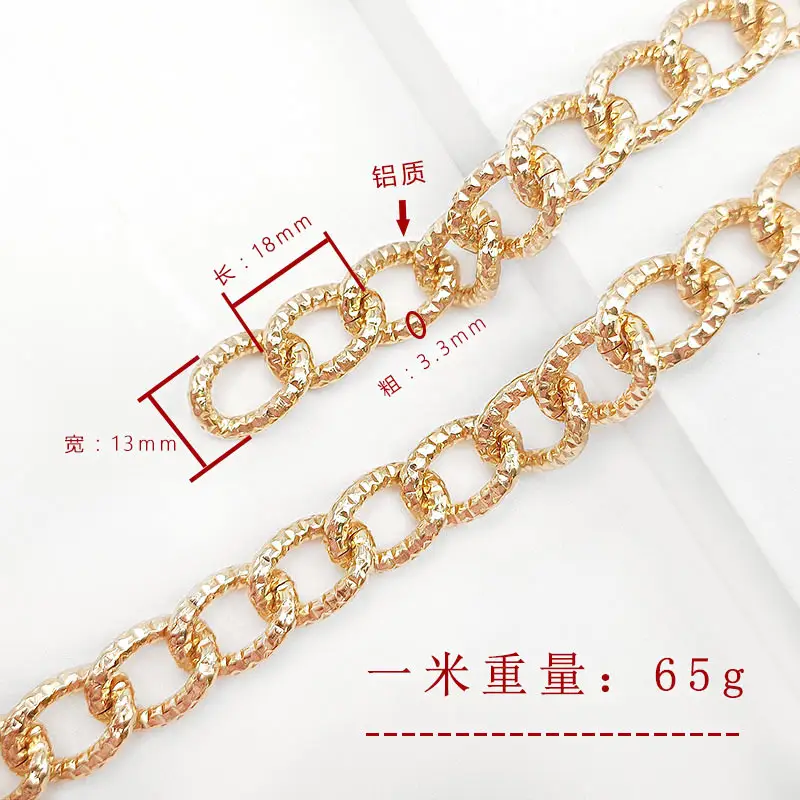 Gold Ball Chain 12mm Wire 82g Aluminum - Image 8