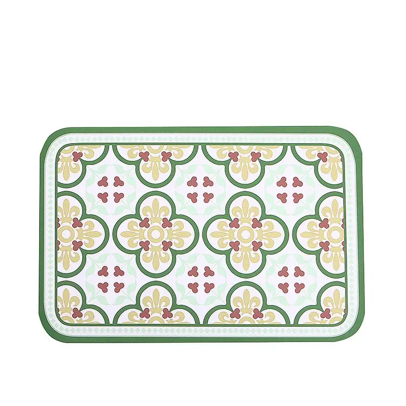 Waterproof Oil-Proof Square Tablemat with Rounded Corner Insulation - Image 11