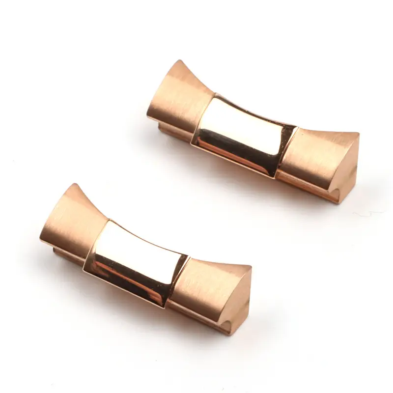 Rose Gold Arc 21mm Silicone Earrings - Image 4