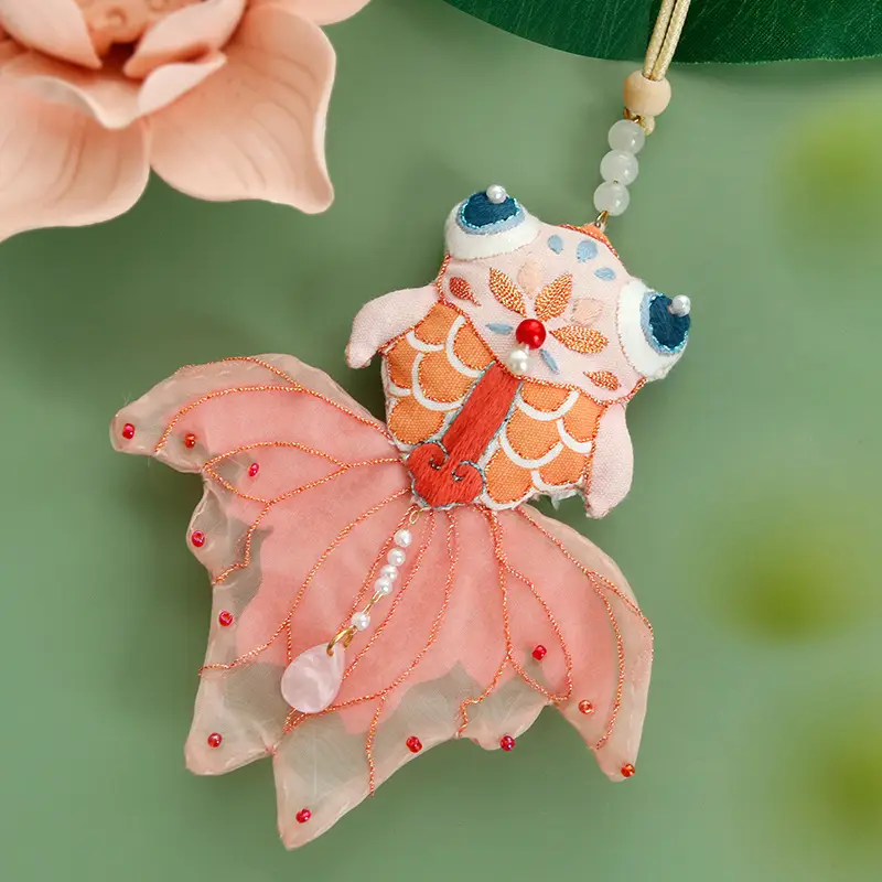 Mid-Autumn Butterfly Peace Tallyman Car Pendant for Girls - Image 3
