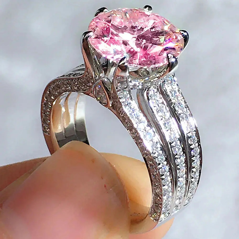 Cao Shi Zircon Ring with 8 Hearts & Arrows Design - Image 7