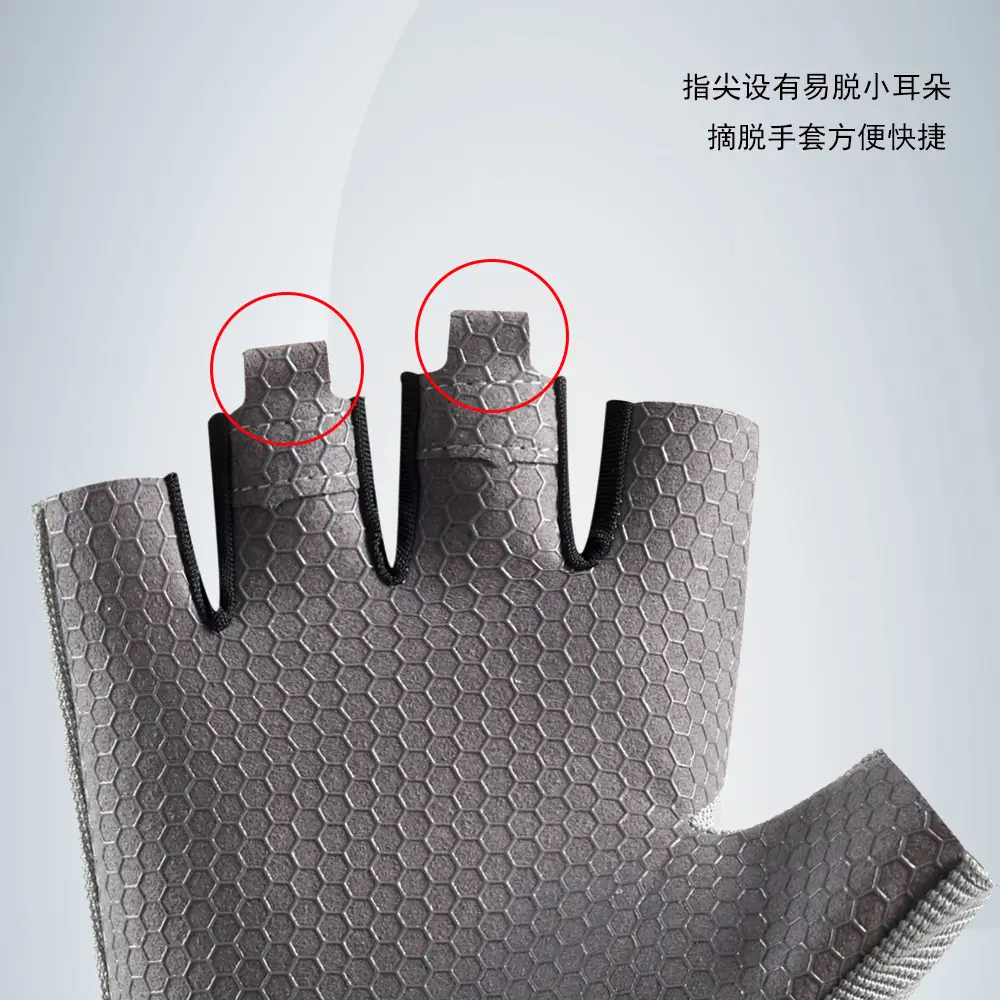 Men Tactical Half-Finger Gloves Green Camo Outdoor Cycling - Image 7