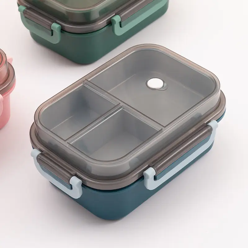 Double-Layer Microwaveable Lunch Box for Students & Office Workers - Image 5