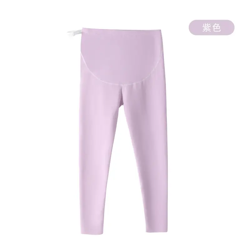 Black Velvet Thermal Pajamas for Pregnant Women - Image 14