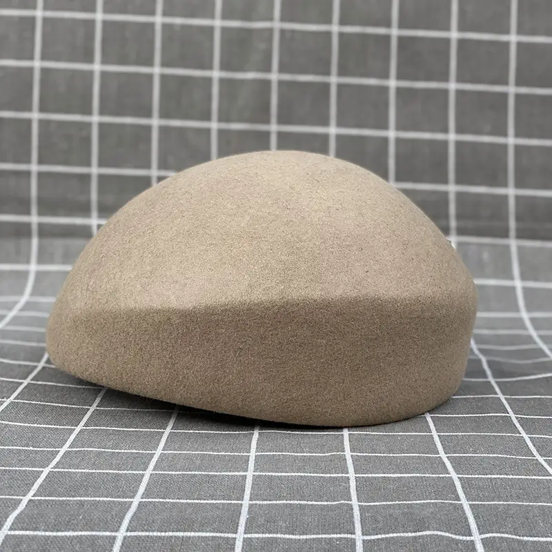 Women Woolen Beret Autumn Winter Plain Black — feature 1