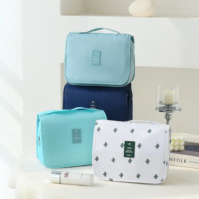 Black Portable Makeup & Travel Bag for Women - Image 10