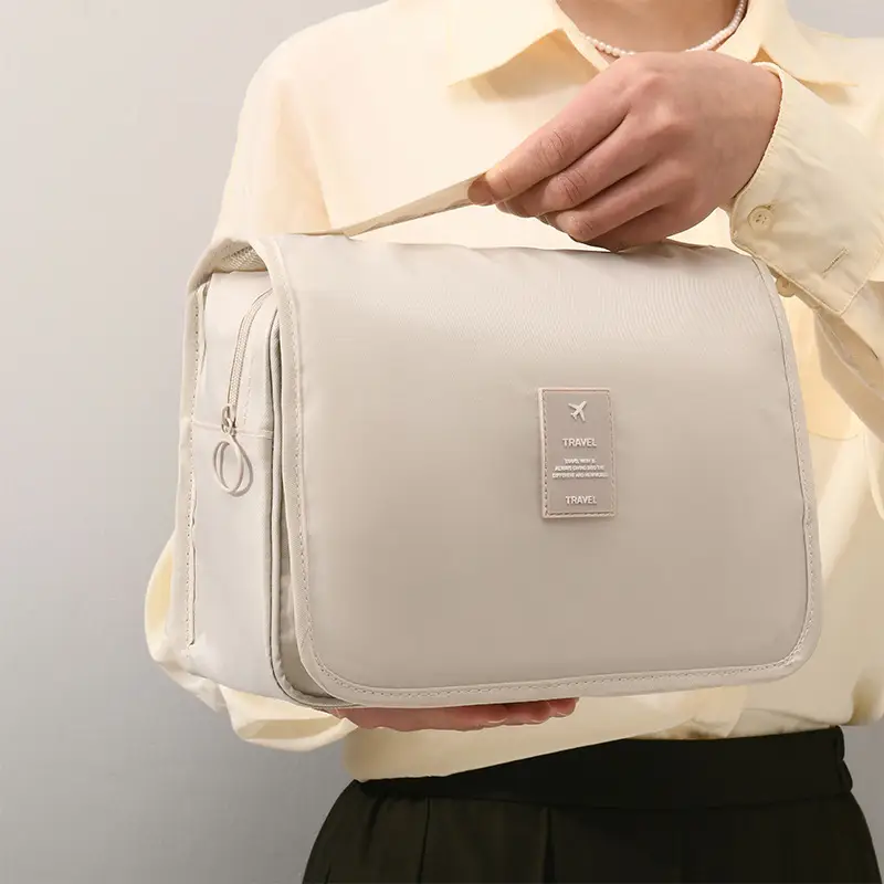 Black Portable Makeup & Travel Bag for Women - Image 4