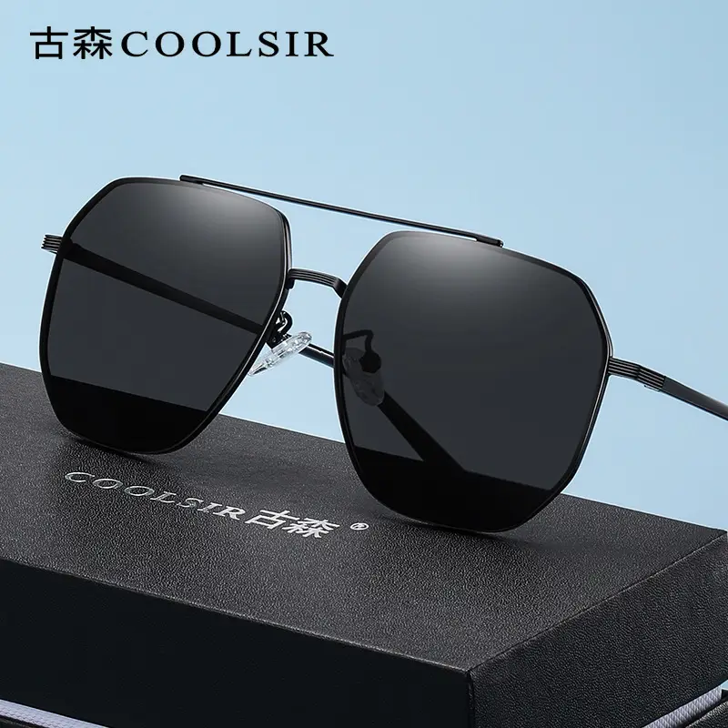 Aviator Sunglasses HD Nylon Blue Polarized Men - Image 8