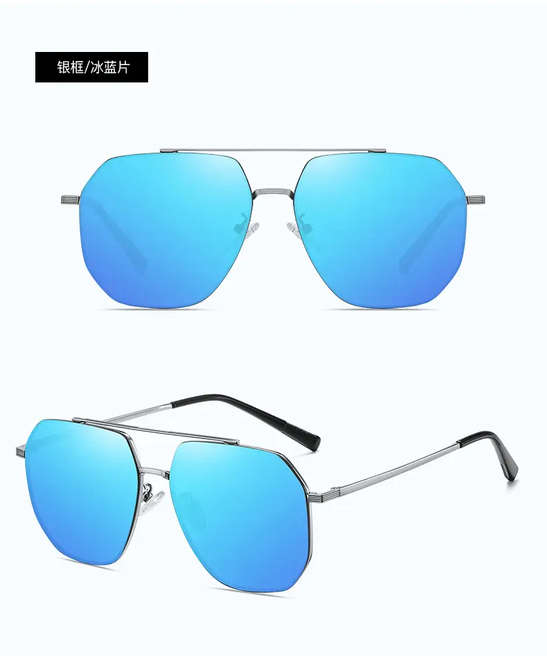 Aviator Sunglasses HD Nylon Blue Polarized Men — feature 10