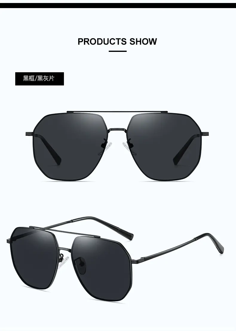 Aviator Sunglasses HD Nylon Blue Polarized Men — feature 7