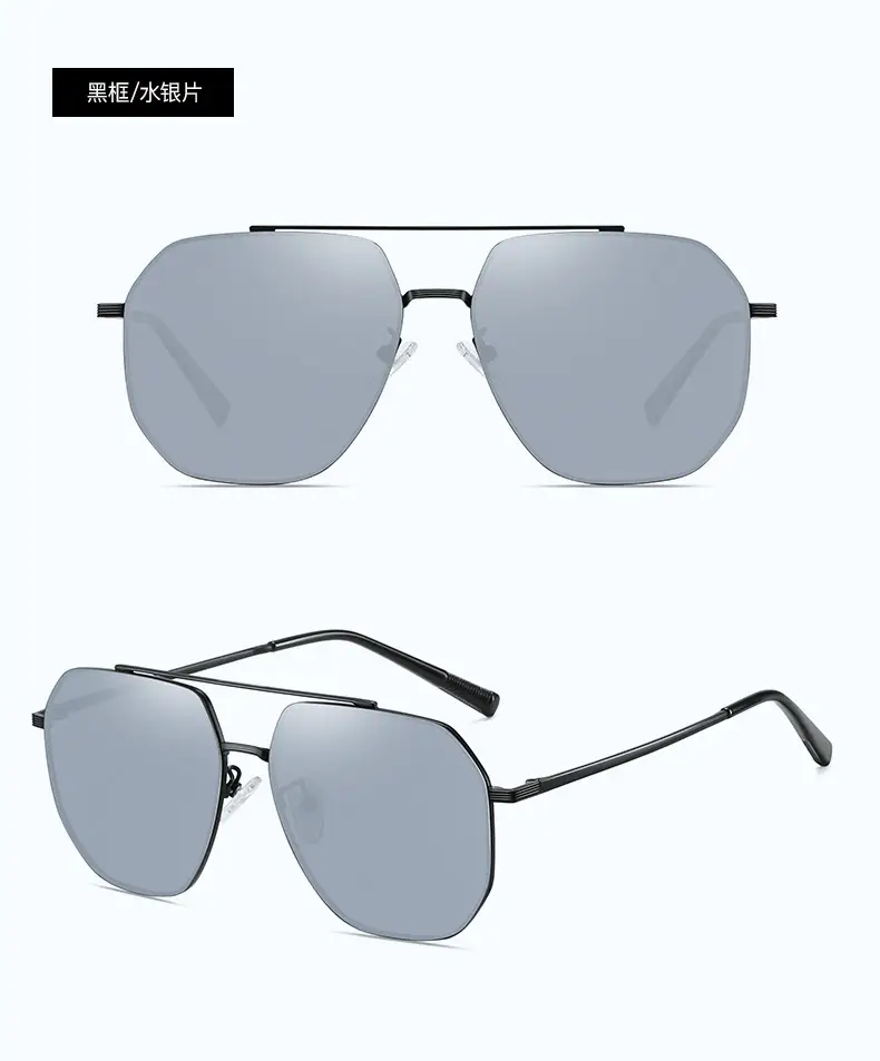 Aviator Sunglasses HD Nylon Blue Polarized Men — feature 8