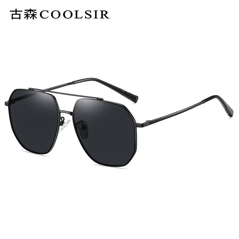 Aviator Sunglasses HD Nylon Blue Polarized Men