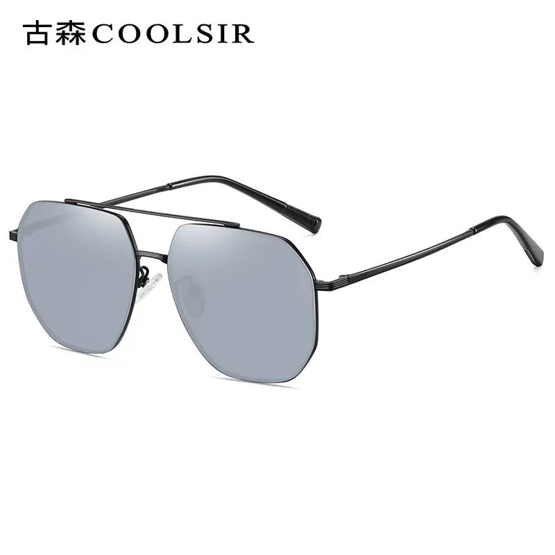 Aviator Sunglasses HD Nylon Blue Polarized Men - Image 2