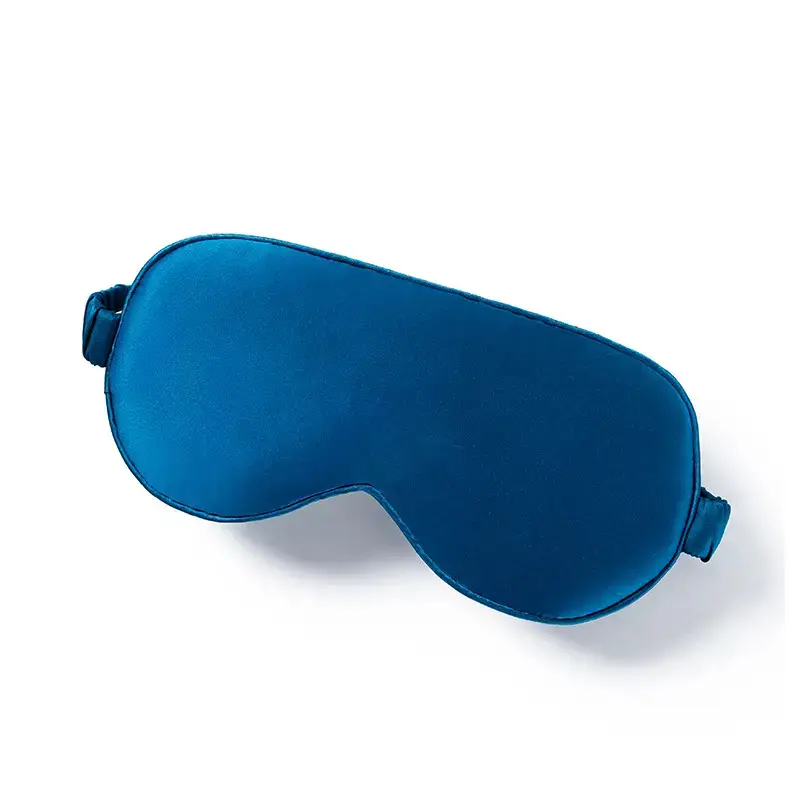 Red Silk Embroidered Eye Mask for Sleep - Image 4