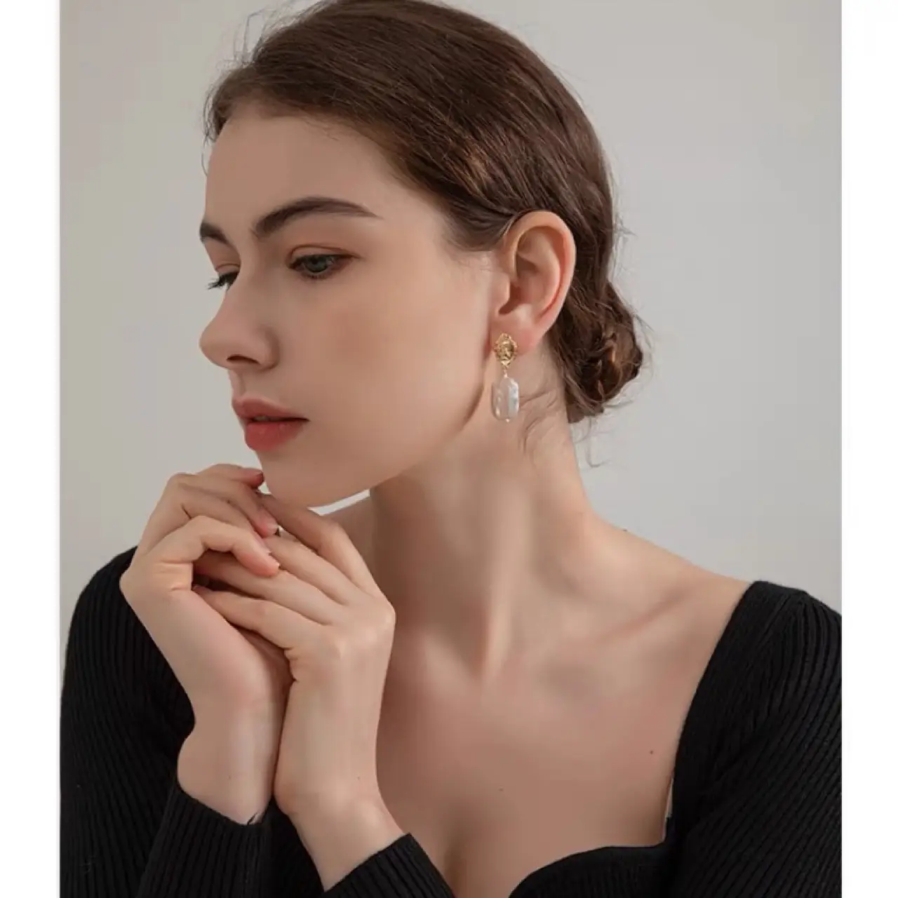 French Style Pearl Earrings for Women Elegant Luxury — feature 7