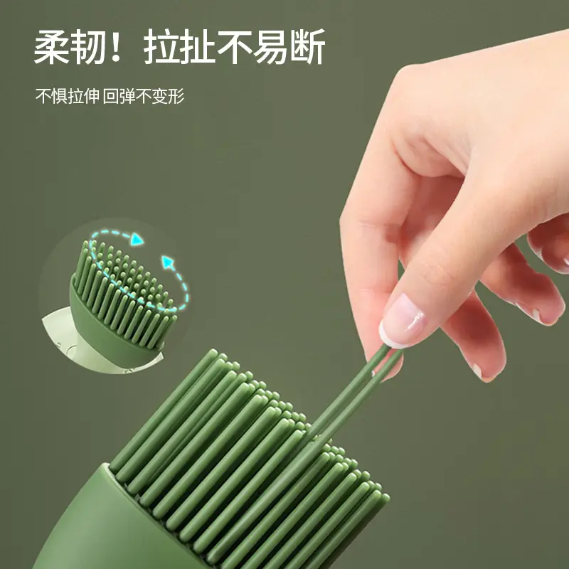 Silicone Oil Brush with Long Handle for BBQ Baking - Image 3