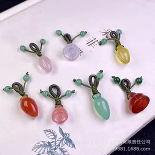 Natural White Jade Safety Ring Pendant Necklace for Men Women — feature 9