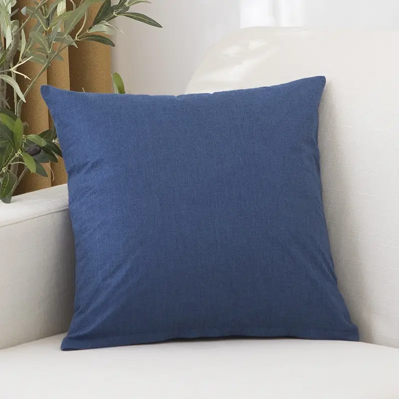 Green Linen Sofa Pillow for Living Room & Car - Image 9