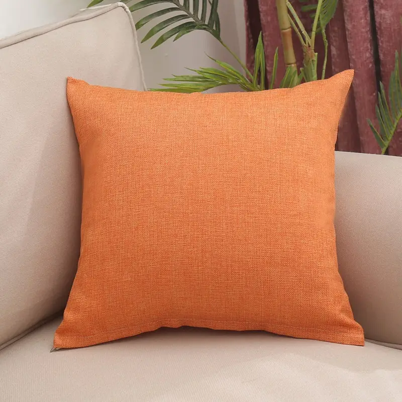 Green Linen Sofa Pillow for Living Room & Car - Image 11